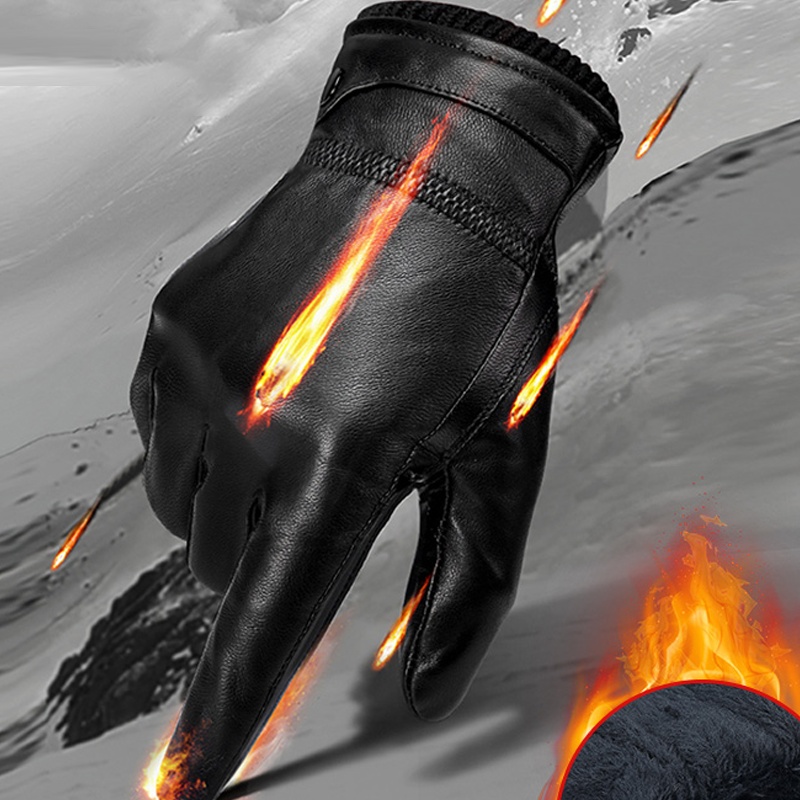 winter 100 sheepskin gloves for men women full finger design breathable warm soft cold weather gloves suitable for business casual wear 0