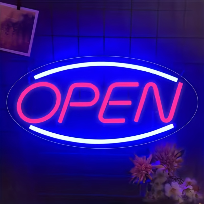 

Cardivek Led Neon Sign, Usb Powered, Adjustable Brightness, Open Sign For Business, Party, Bar, Hotel, Wall Decoration