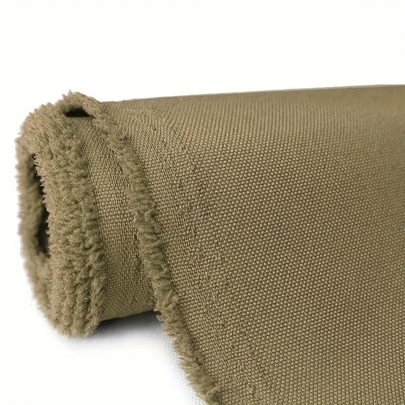 1pc 10 Yards Waterproof 600d Canvas Fabric, Khaki Polyester Material ...