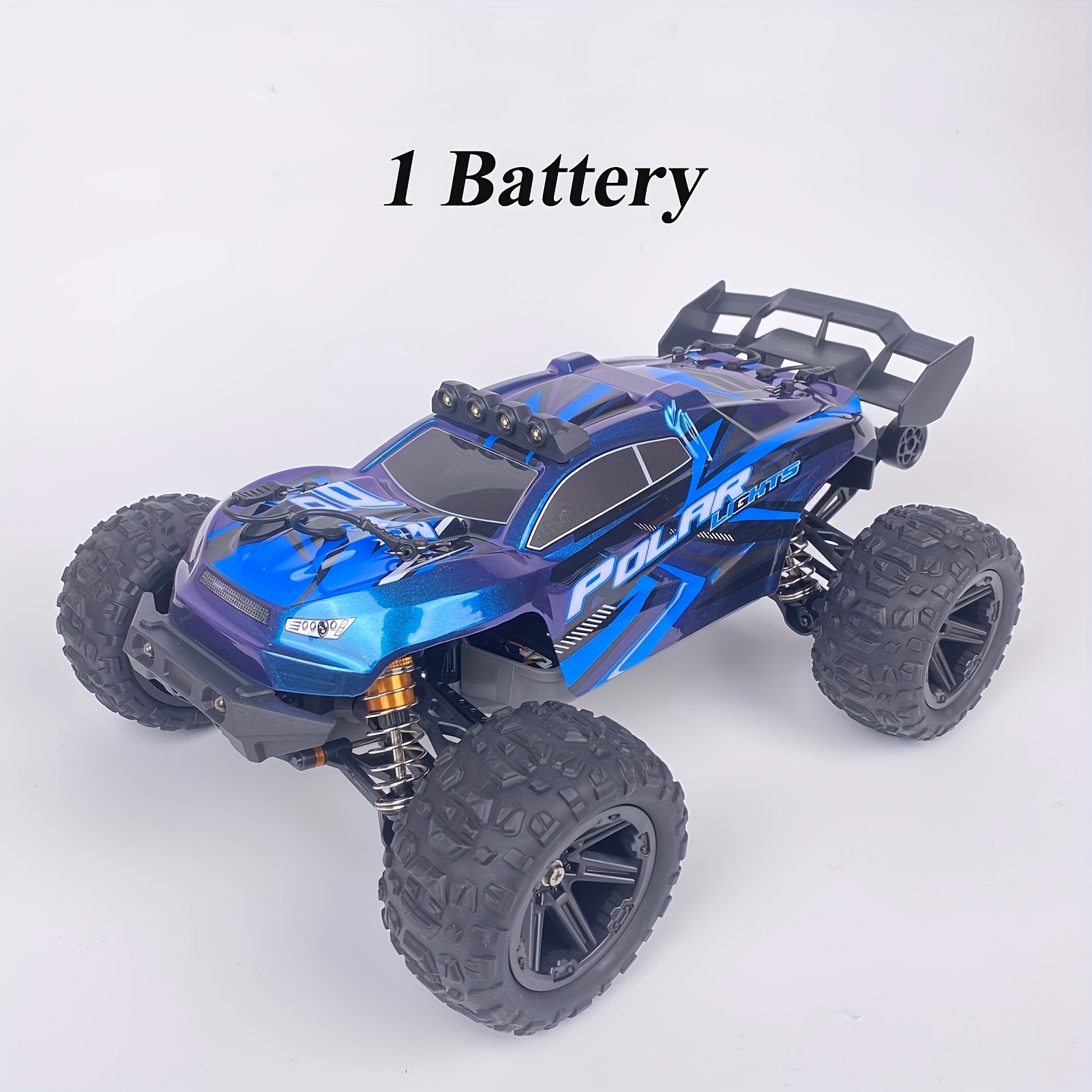 TEMU 1/14 Scale Rc Car - 40km/h Off-road Remote Control Racing Vehicle With Rechargeable Batteries, Long- & Proportional Throttle/steering For