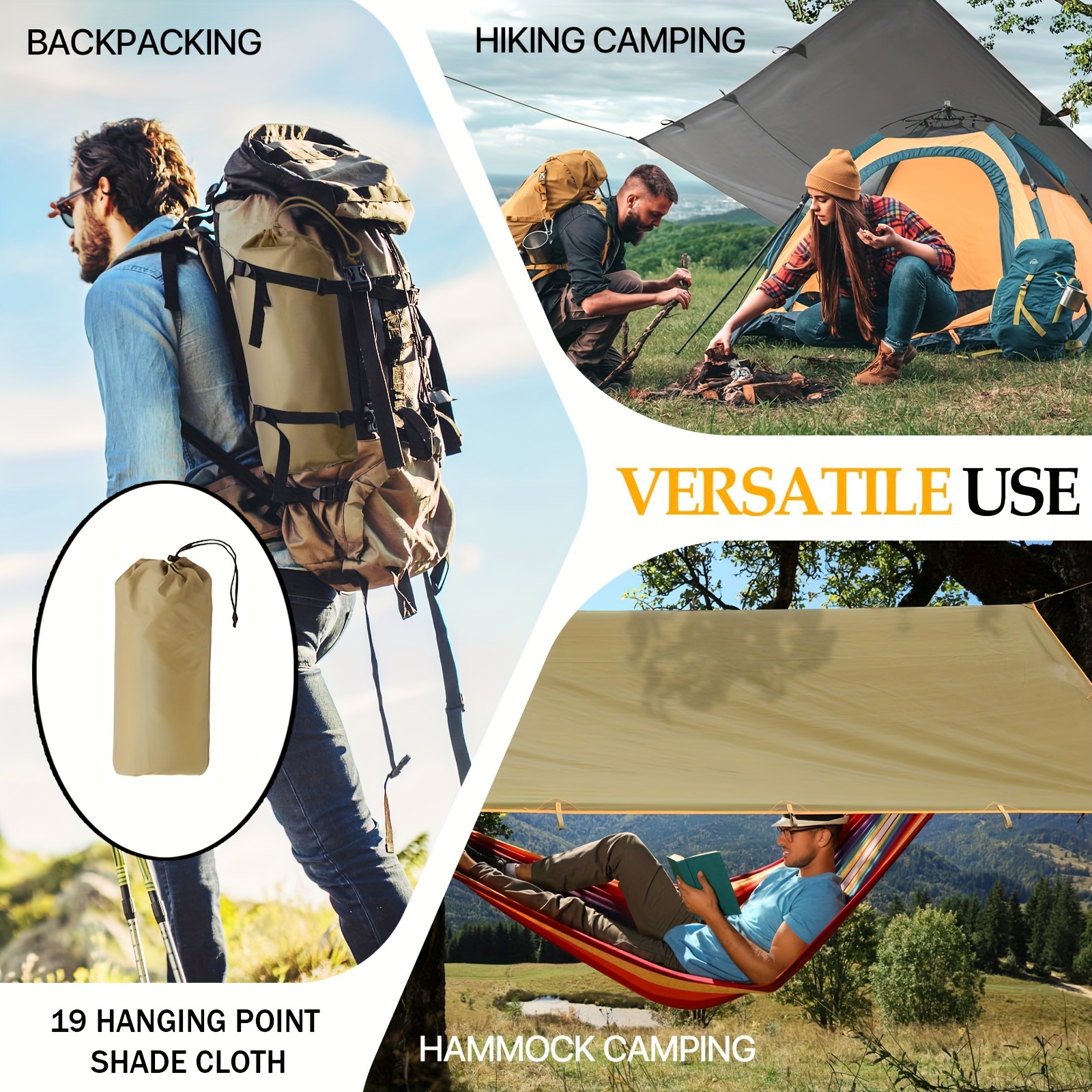 Camping Equipment Diy Backpacking Pack Multi-Functional Survival