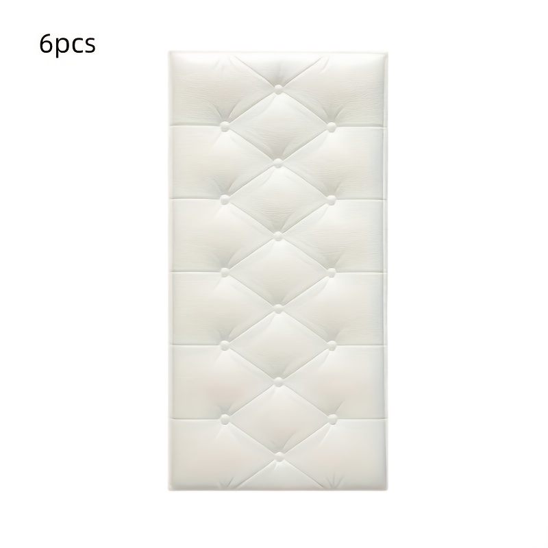 item picture 6pcs 3d self   foam wall stickers anti collision brick design     colors suitable for home decoration wall and   stickers and bedroom wall art   decoration