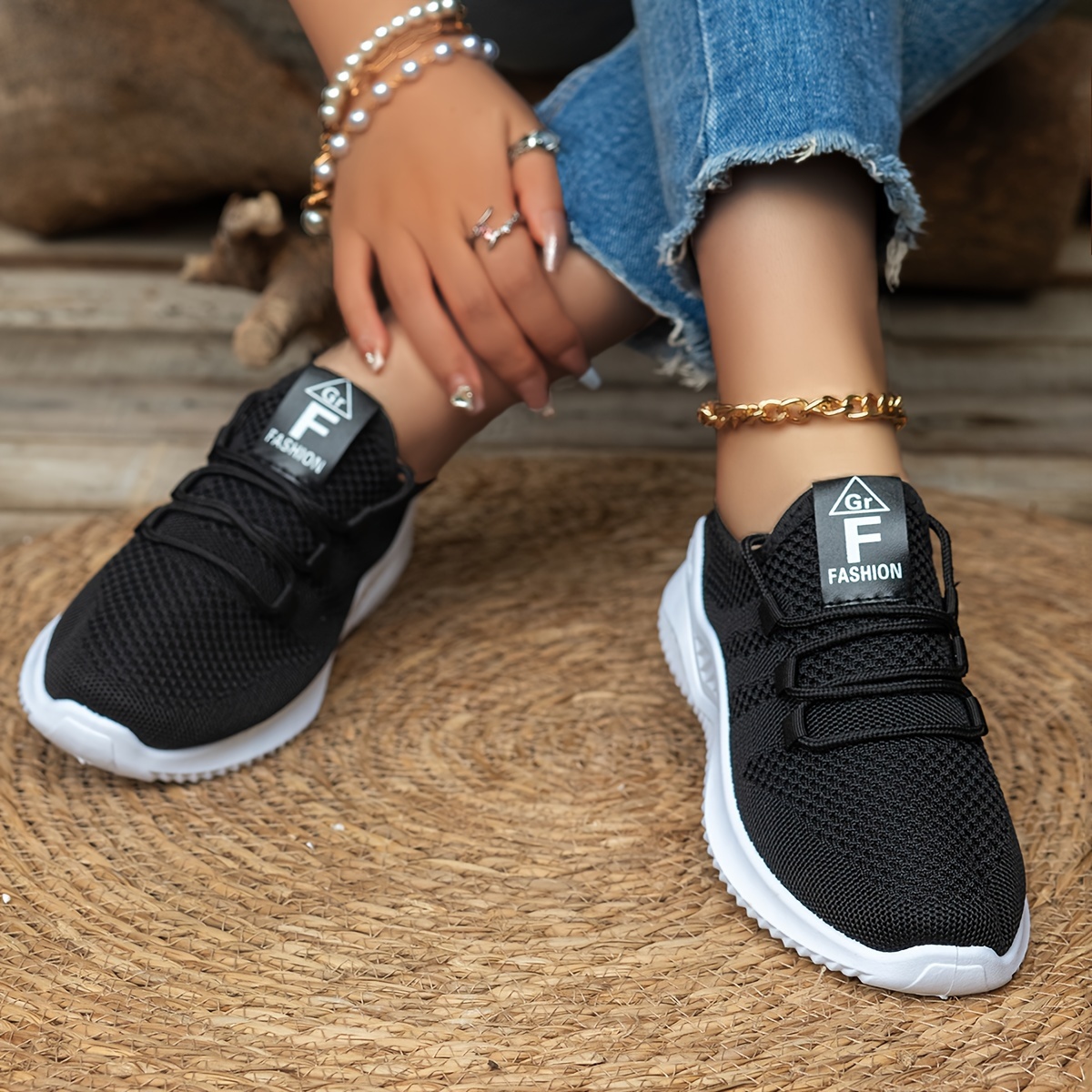 zapatos deportivos casuales color mujer zapatillas Temu