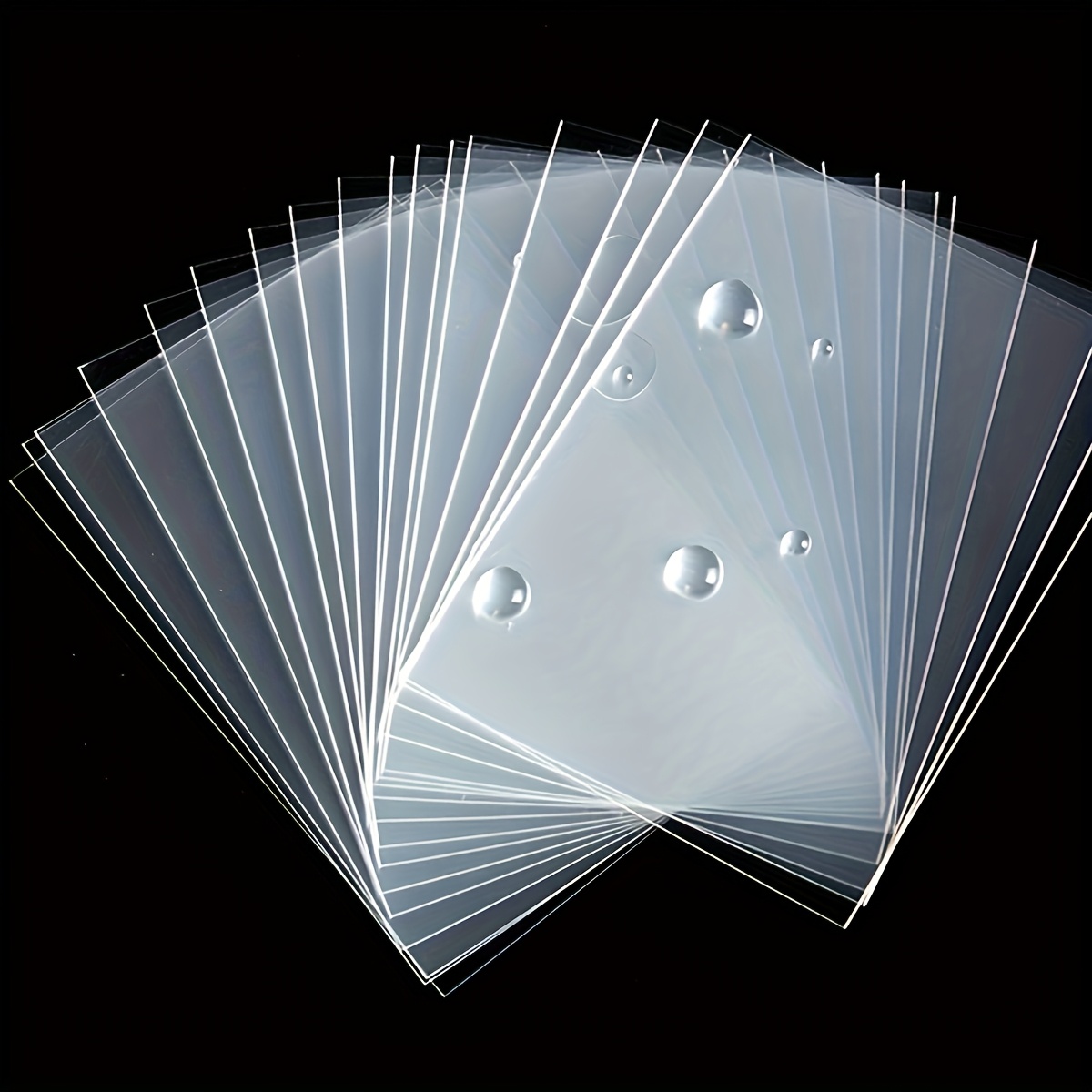 100 200 500   transparent   protector 66 91mm soft penny card sleeves for trading cards game cards mtg cards baseball football basketball sports cards