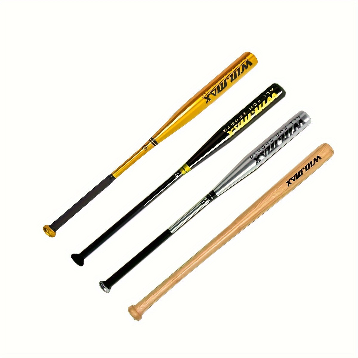 

Golden/silver/black/wood Baseball Bat Softball Bat Youth Baseball Bat Lightweight Aluminum Alloy 32 Inch,