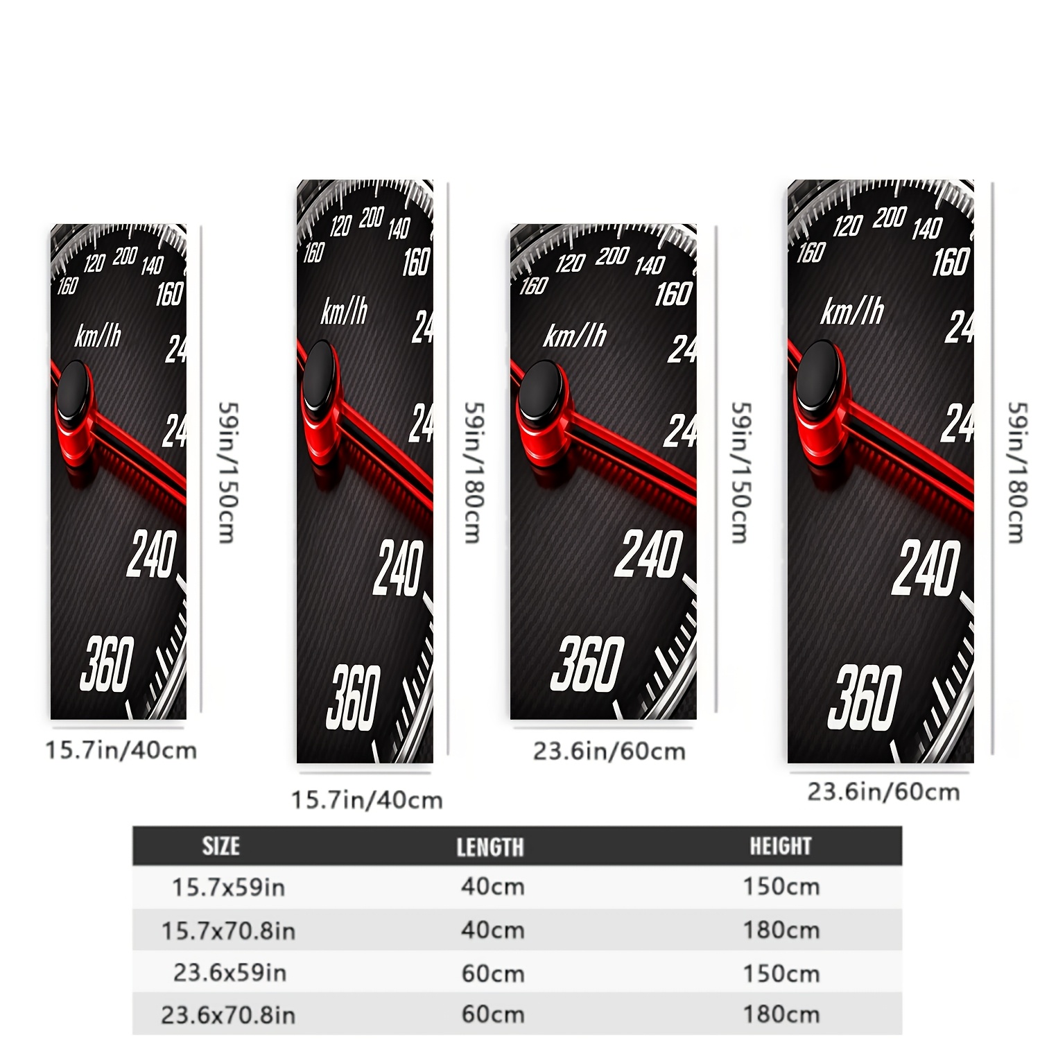 TEMU 2d Flat, 1pc, 2d Flat Printed Dynamic Speedometer Pattern Decorative Tapestry, Polyester Fiber, Home Decor Hanging Cloth, Party Decoration, Room