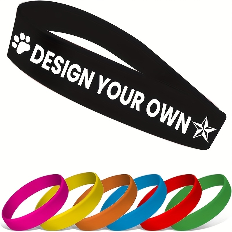 99pcs Custom Silicone Wristbands for Events and Promotions