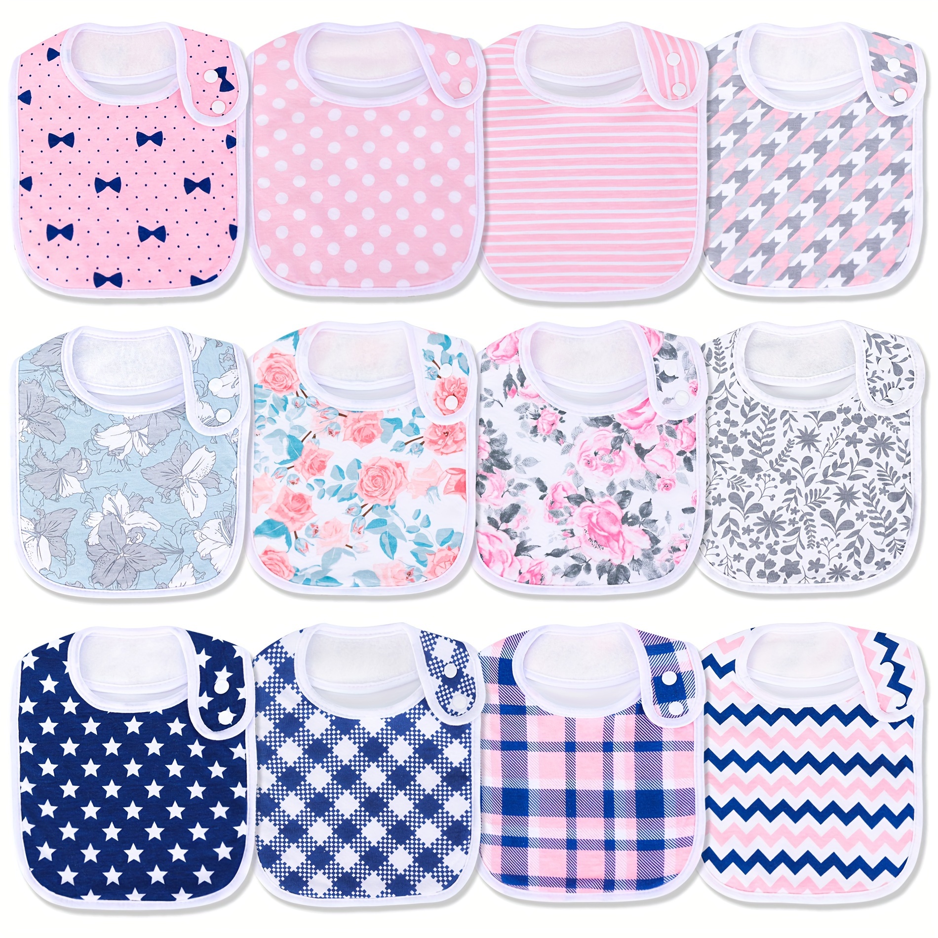 

Baby Bibs Soft And Absorbent Bandana Drool Bibs Set For Boys Girls Newborn 0-36 Months