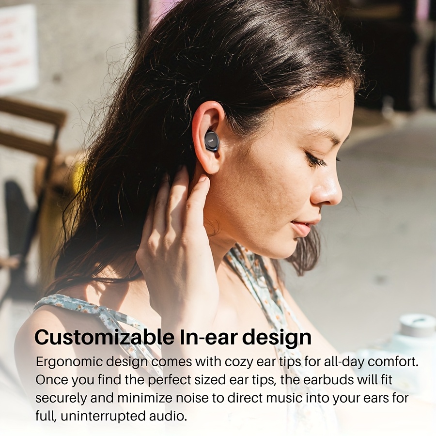 Wireless Earbuds Wireless 5.3 Light Weight in Ear Headphones 2 Mic for AI Calls, Immersive Premium Sound Bass Headset with Charging Case, 32 Presets EQ Via App, Suitable for Home, Office, And Travel