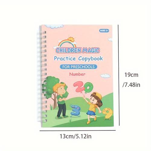 4 books 1 pen 5 refills and 1 pen holder along with a copybook practice book book and an early childhood education workbook make for a great halloween or christmas gift