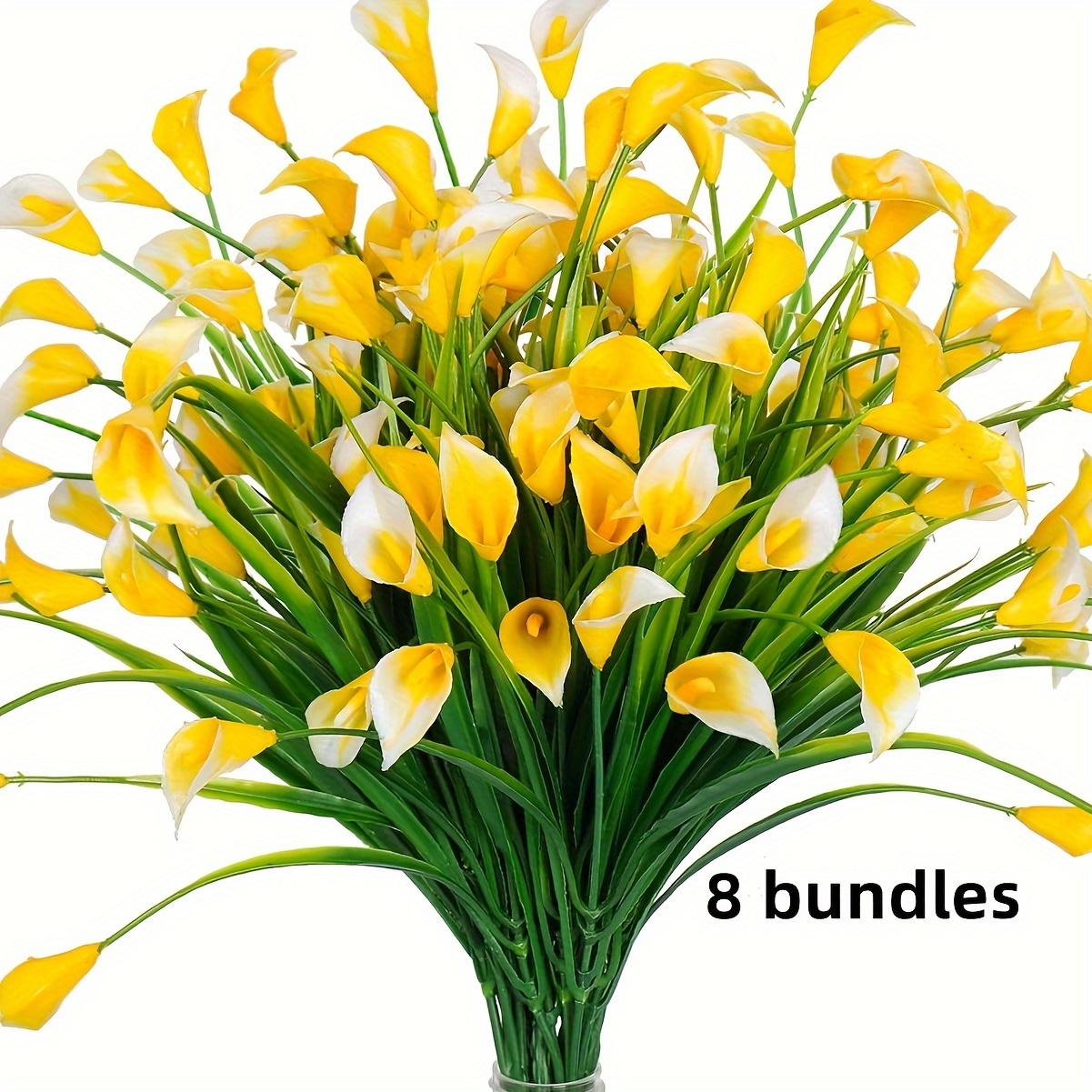 8 bündel künstliche nymphenblüten außenbereich uv beständig