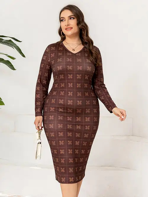 brown bodycon dress Long Sleeve High Neck Multi Wrap Front Mini In Slinky | EGO US Bodycon silhouette in a faux linen fabric (85% cotton brown bodycon dresses sold on