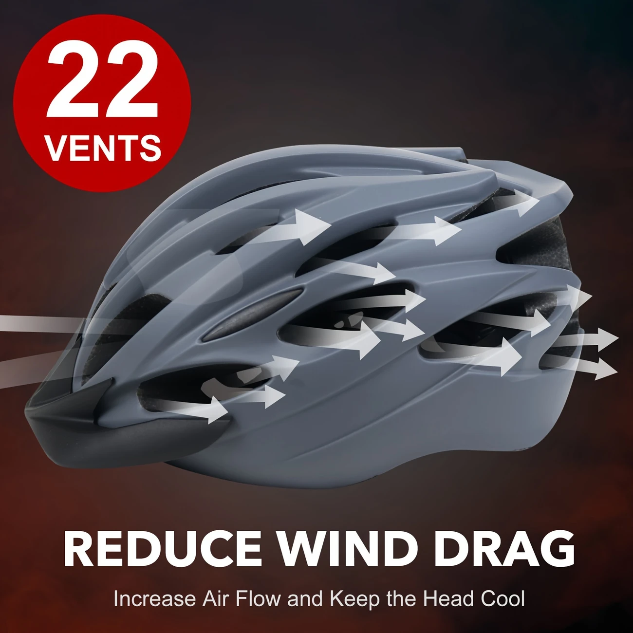 lightweight adult bike helmet with adjustable detachable visor usb rechargeable rear light and ventilation holes for men women material multi purpose cycling gear biker accessories details 2