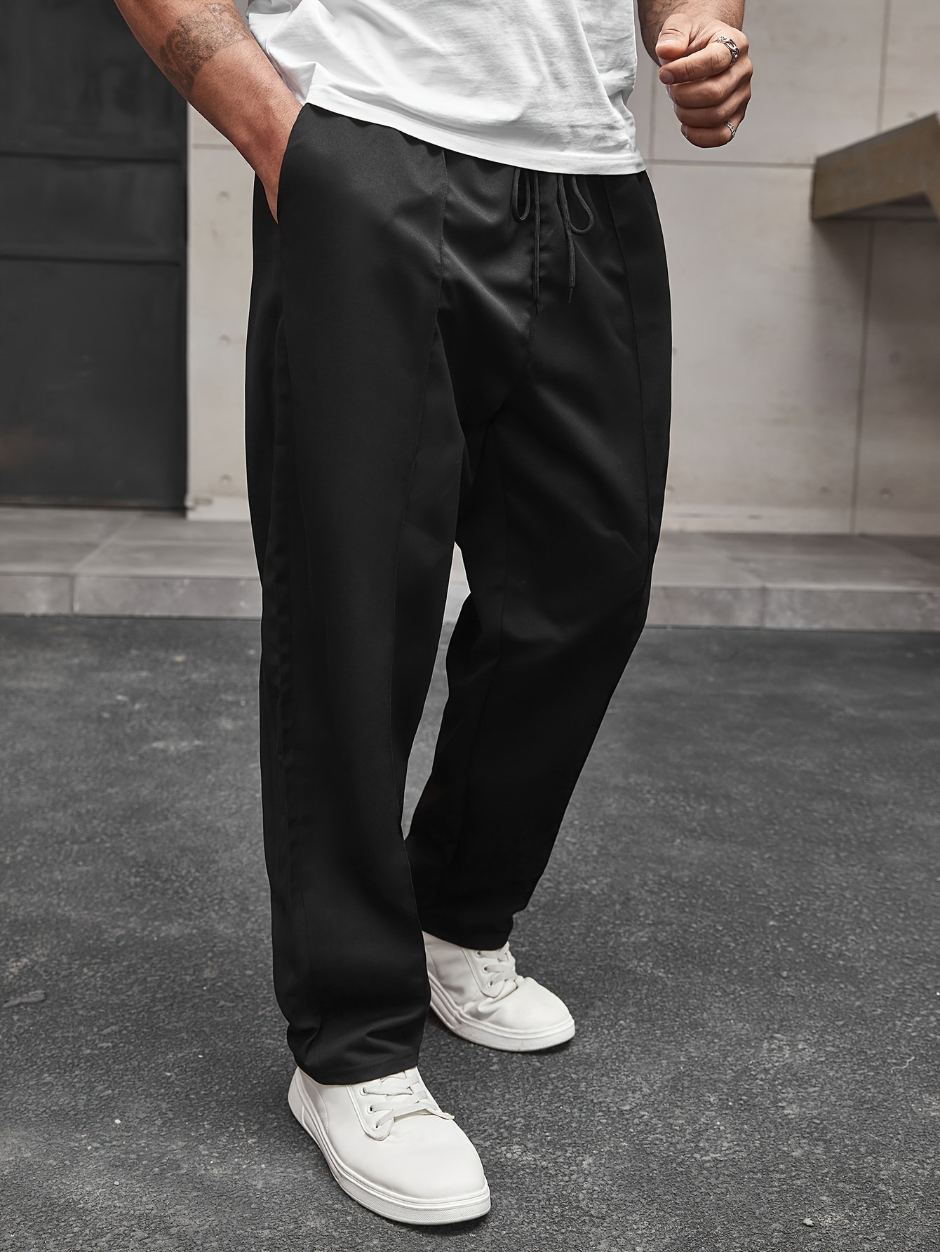 pantalones cargo informales hombre talla [1 Temu Ecuador