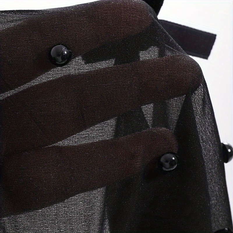 1-Paar Elegante Doorzichtige Zwarte Dames Panty's met Parelstrik Accent