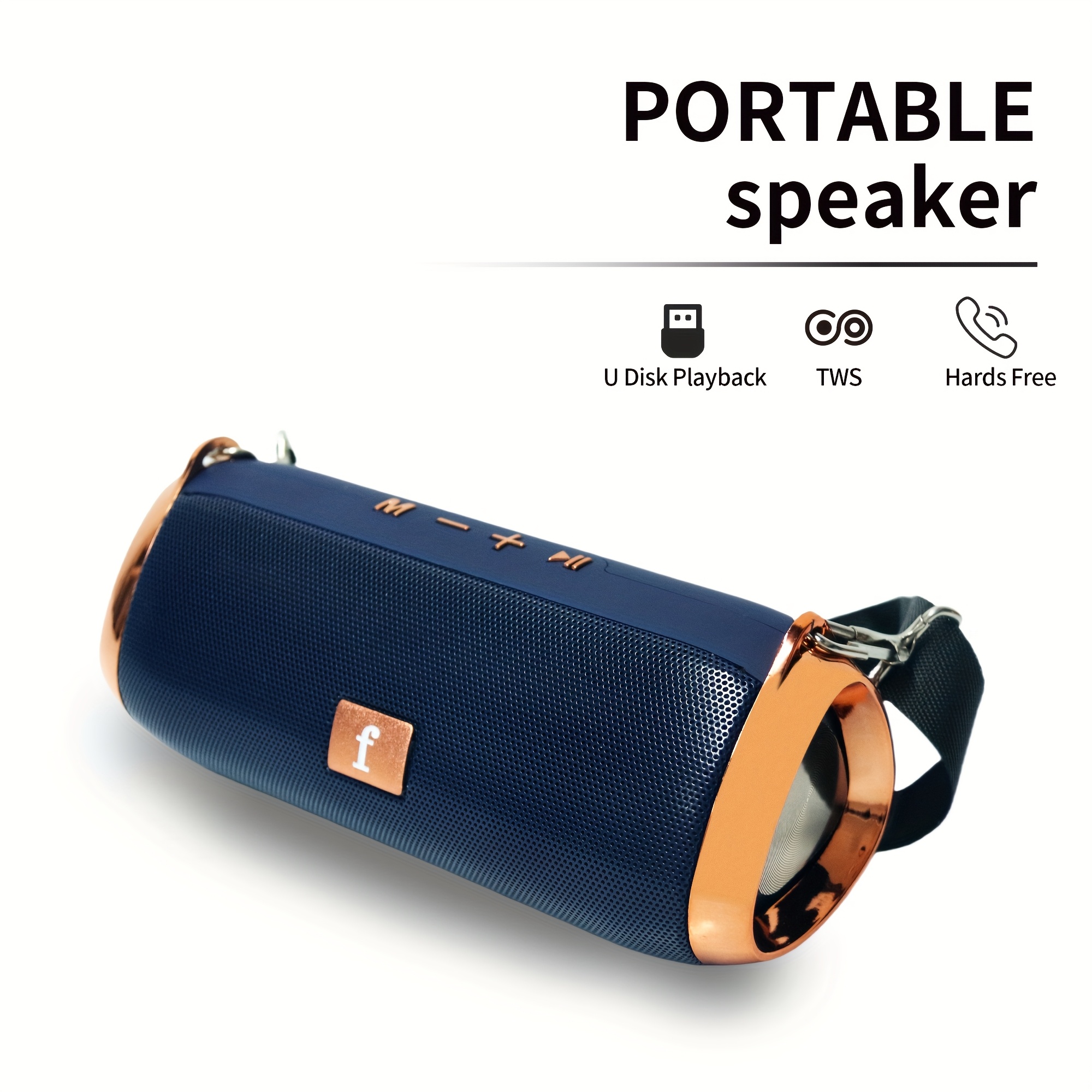 portable wireless speakers multiple usb c Temu Portugal