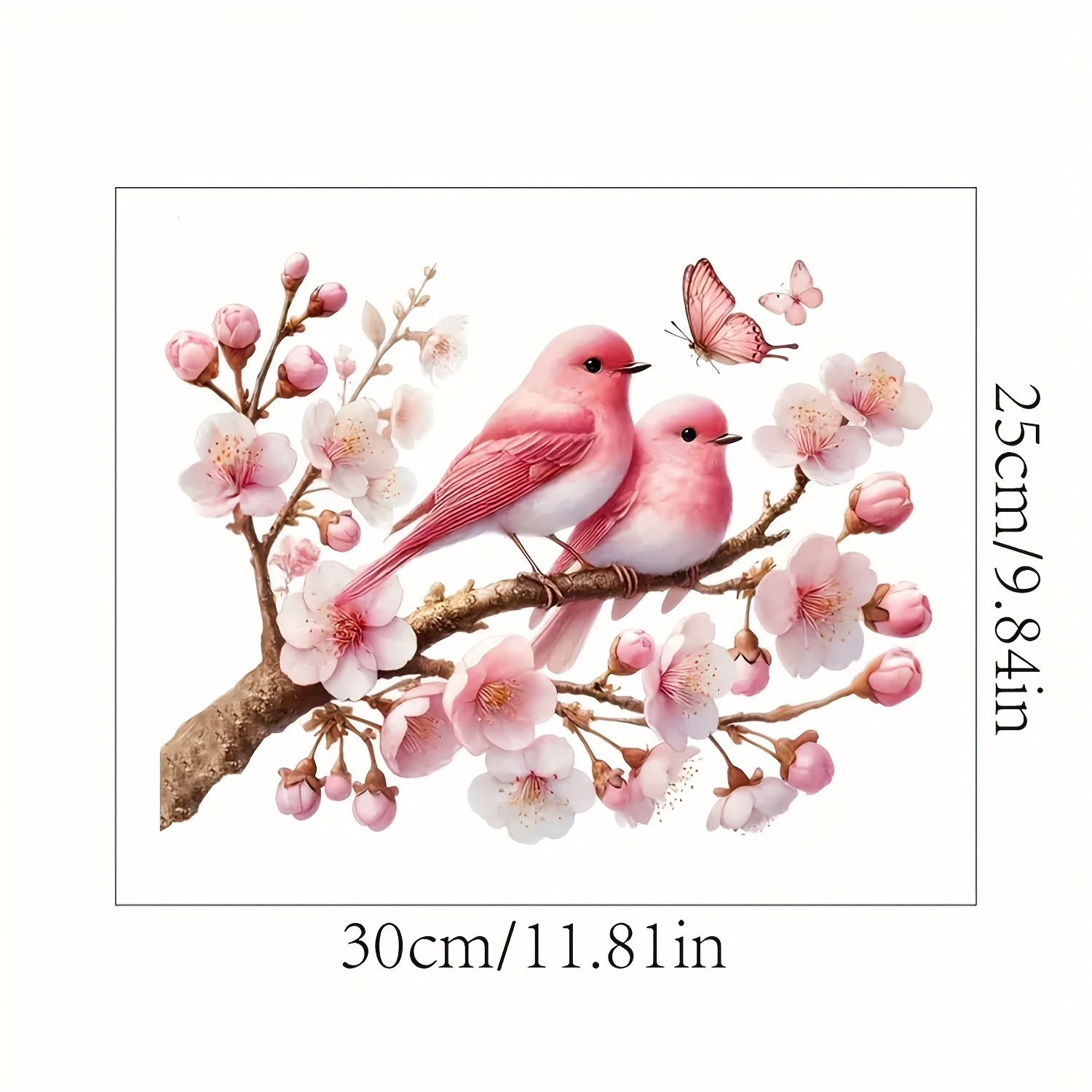 TEMU 1pc Of Static Cling Glass Sticker, Reusable With Static Adsorption, Suitable For Decorating Glass Windows In Living Rooms, Bedrooms, Studies,