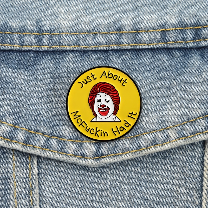 sloth clown brooch cartoon badge bag accessories medal clothing brooch accessories