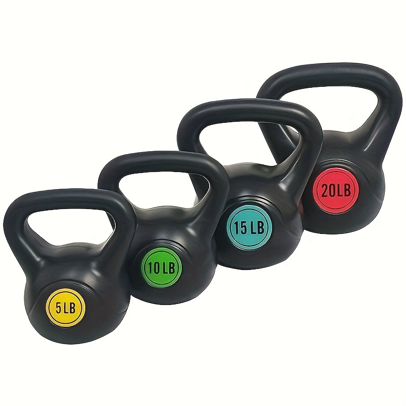 

Wide Grip Kettlebell Exercise Fitness Weight Set, 4-pieces