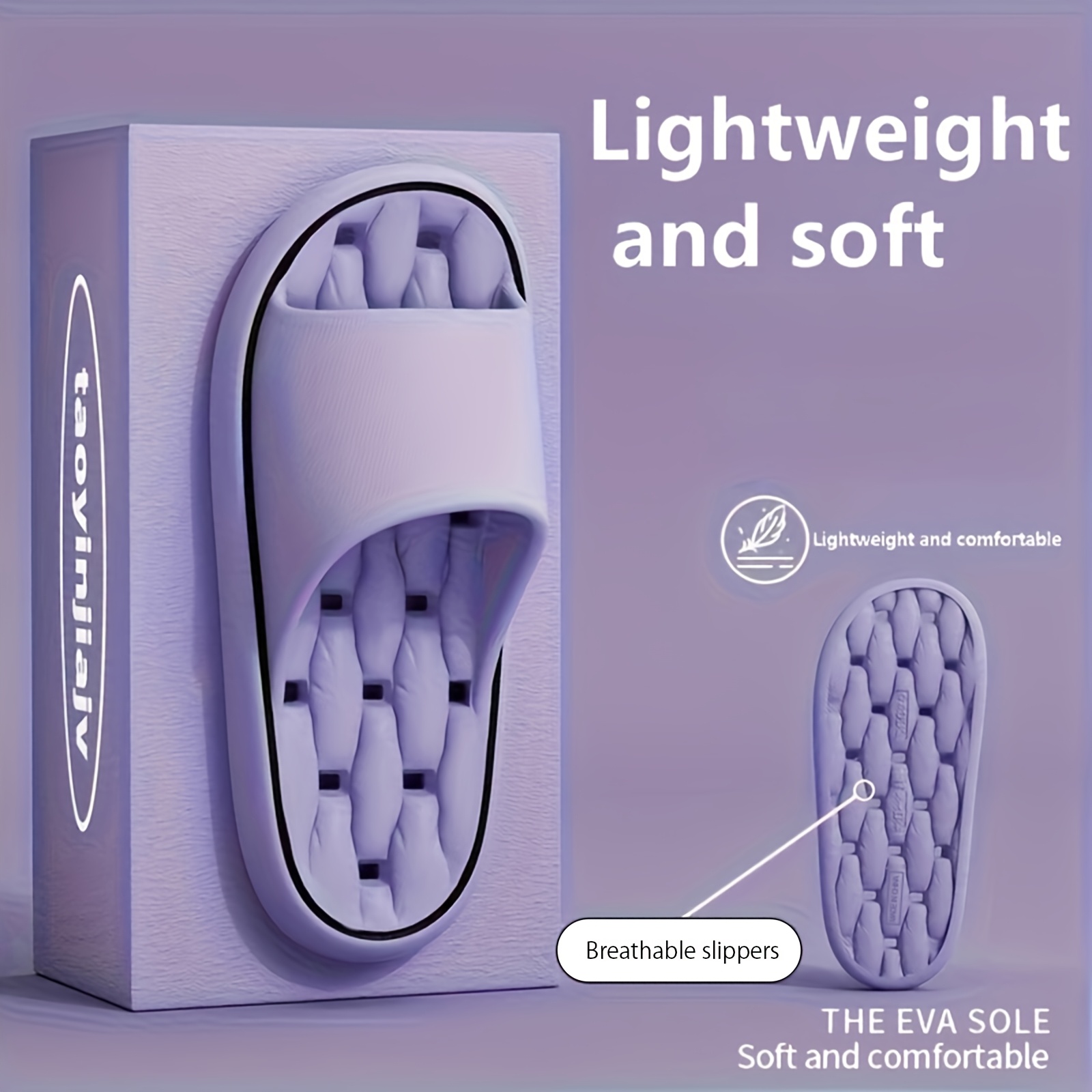 EVA Sandals for Men and Women - Comfortable Minimalist Striped Design, Ideal for Spring and Summer, Perfect for Home and Beach, Hand Washable, Minimalist Sandals | Beach Shoes | EVA Slippers for Home, Women Shoes