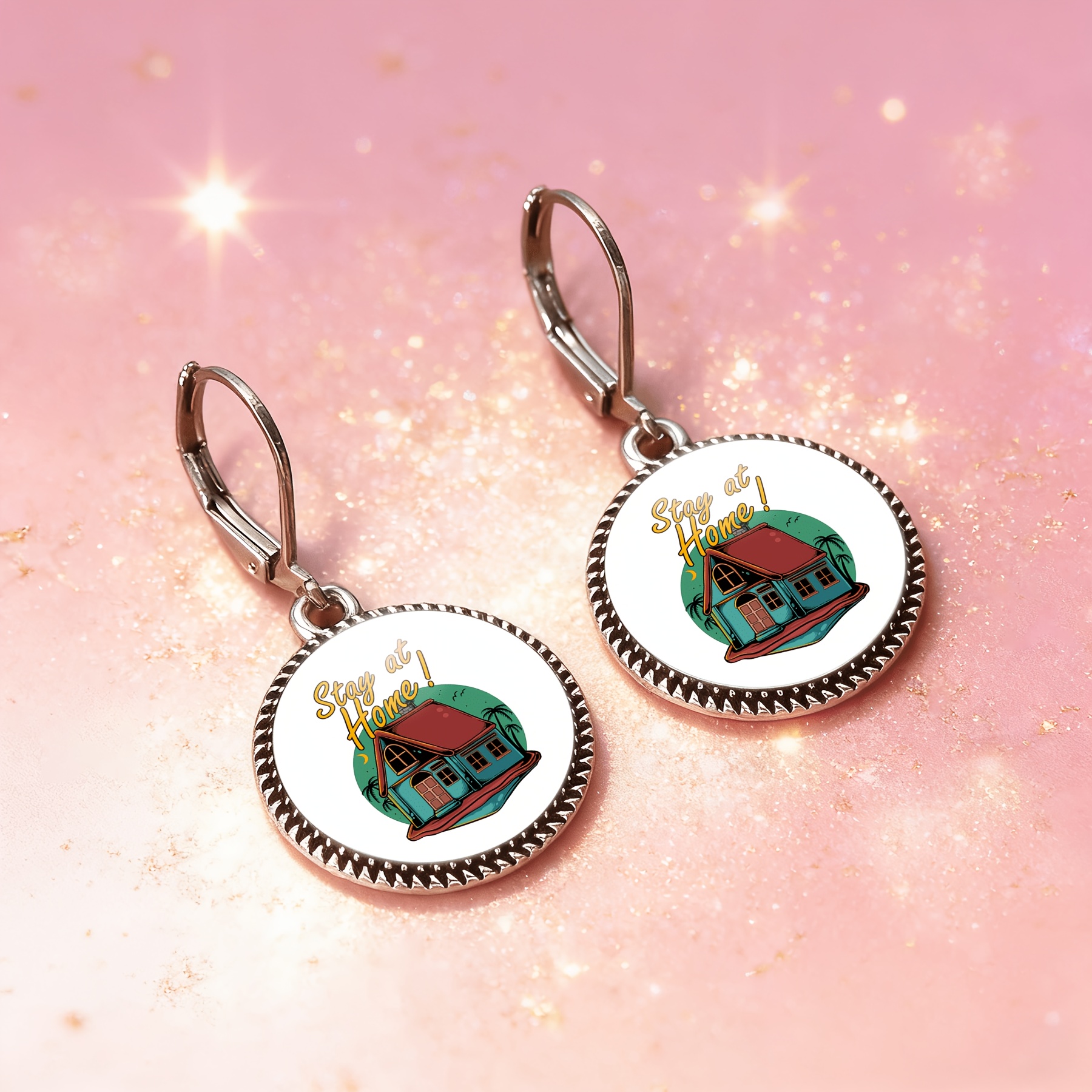3pcs Women's Classic Jewelry Set with Cottage Design