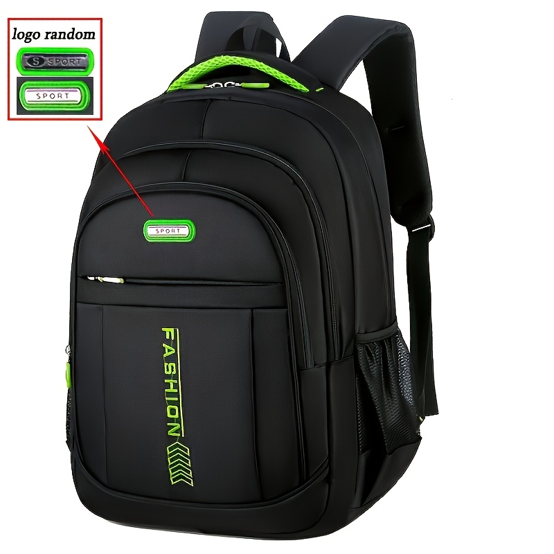 TEMU 2025 New Large-capacity Backpack For Business Trips And Travel, Laptop Backpack For Middle And High School Students, Trendy School Bag, Pattern