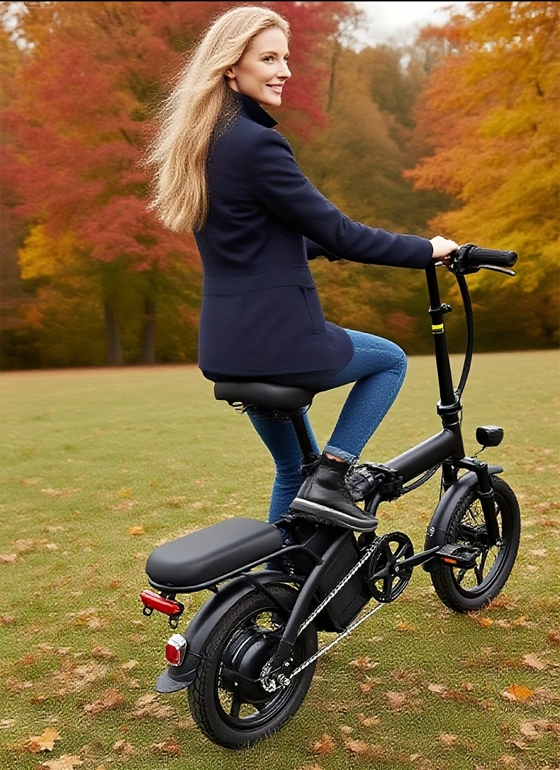 14" Folding Electric Bicycle - 19MPH, 330lb Capacity – detail 14