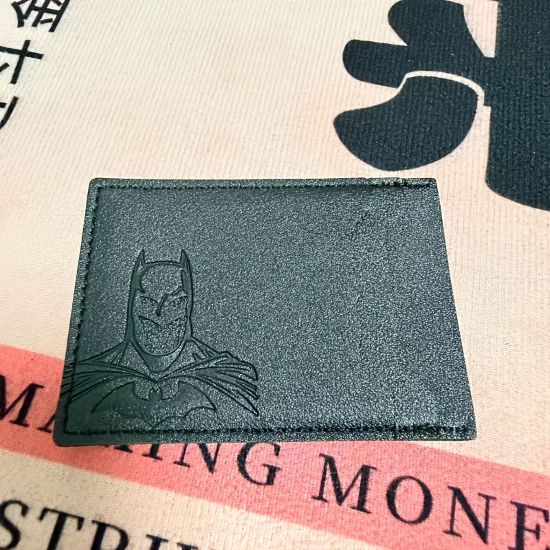 Image of 1pc Wb Warner . Batman Holder Men's Wallet Card Holder And Id Case, Men's Credit Card Holder, Classic Short Wallet With Multiple Card Slots, Suitable For Daily And Travel, Compact And Lightweight