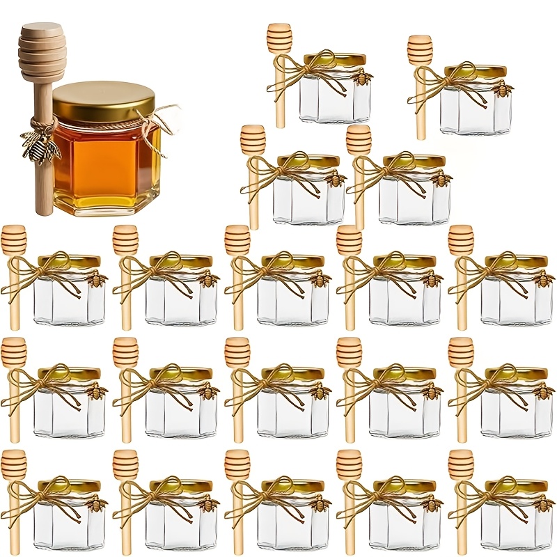 Mini Honey Jars with Dippers