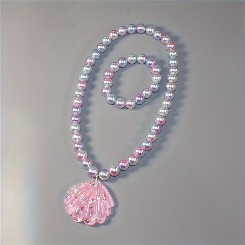 150pcs Imitation Pearl Beads, 3-8mm Double Hole Round ABS Plastic Loose Beads for DIY Crafts and Jewelry Making Accessories