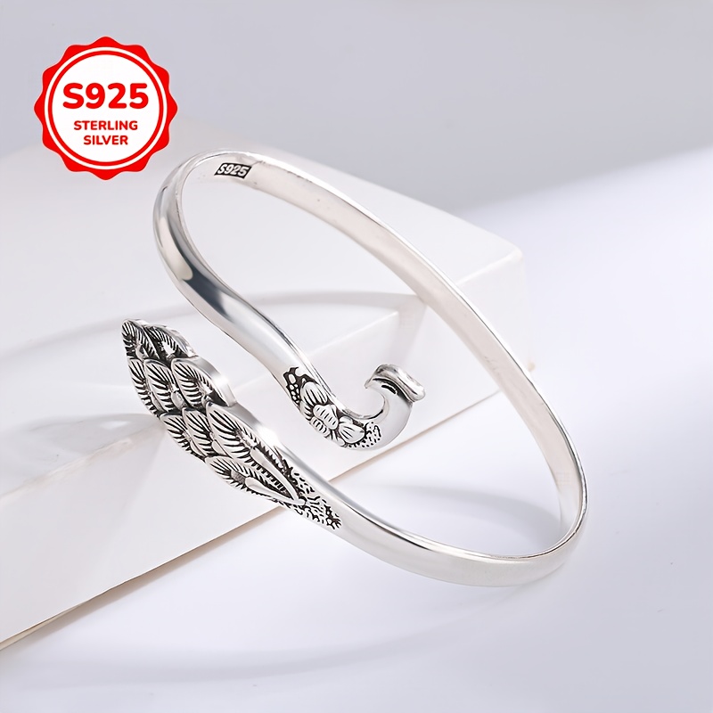 925 Silver Peacock Bracelet