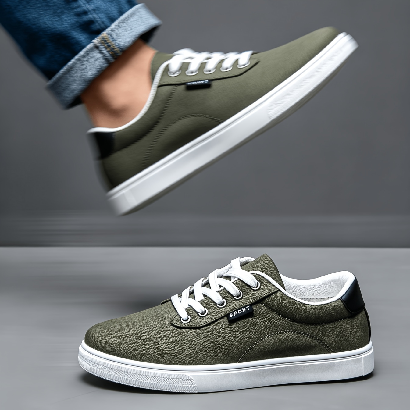 Men'S Fashion Easy Casual Sports Sneakers Men'S Shoes All-Season Canvas Shoes