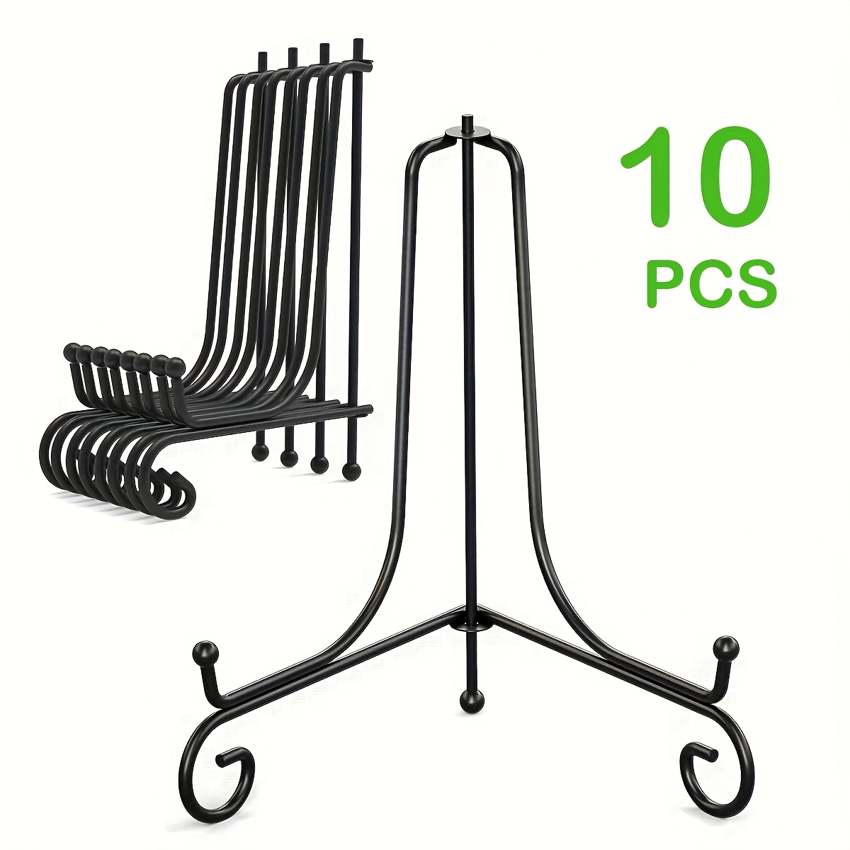 Tatuo 4er-Set Holzständer 10.2 Cm – Tellerhalter, Staffelei Für Bilderrahmen, Zertifikate, Dekoration