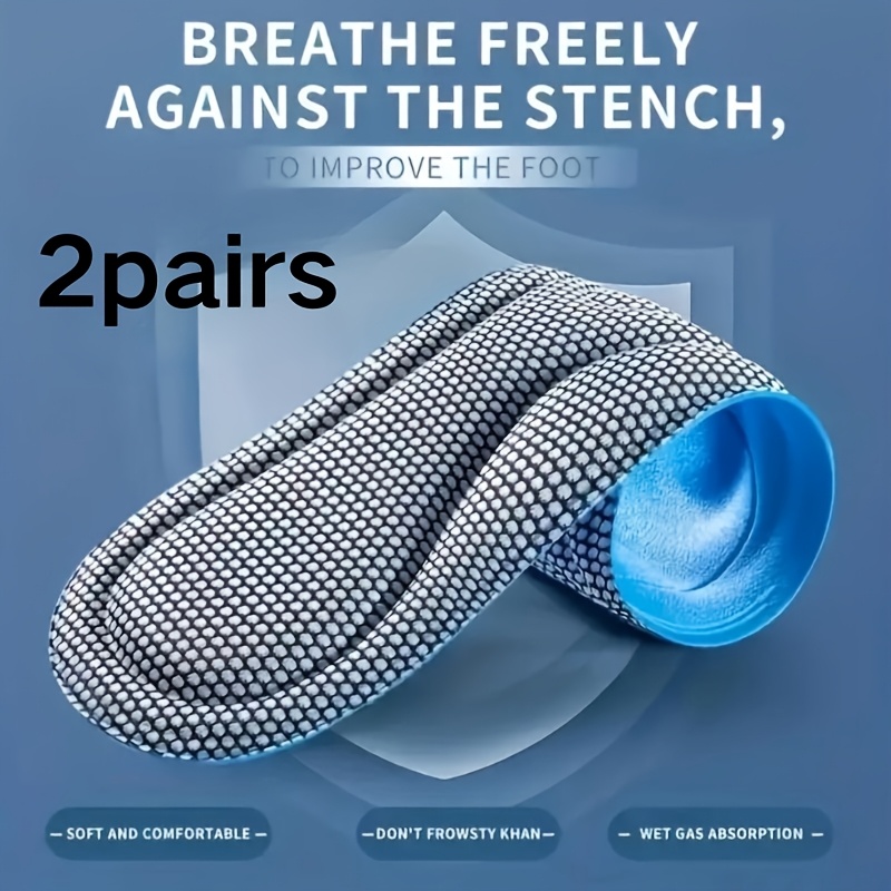 For 5d Memory Foam Arch Support Insoles - Shoe Inserts With Heel Massage, Sweat-wicking, Soft Cushioning For Running,, Sneakers, Boots - Compatible With Athletic Footwear Accessories