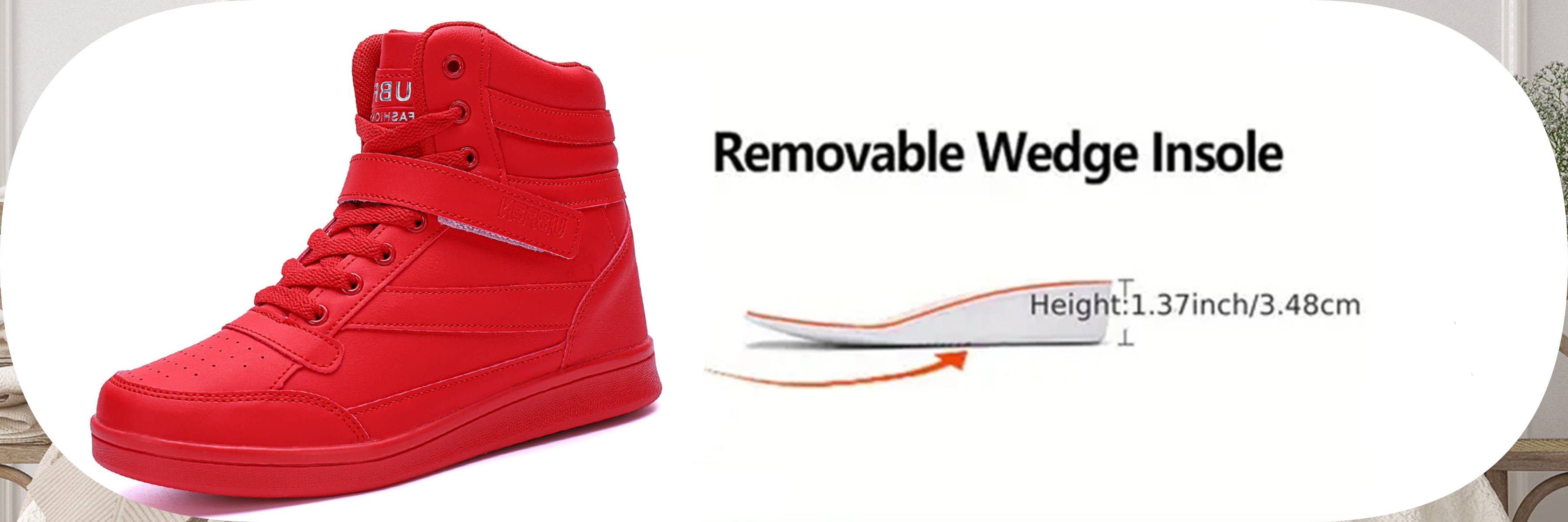 Vibrant Color Women's Retro 80s High Top Sneakers