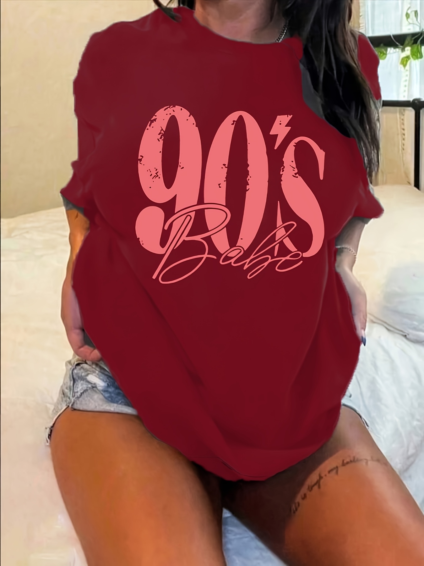 retro 90s pattern shirt 90s fashion girl famous streetwear Temu