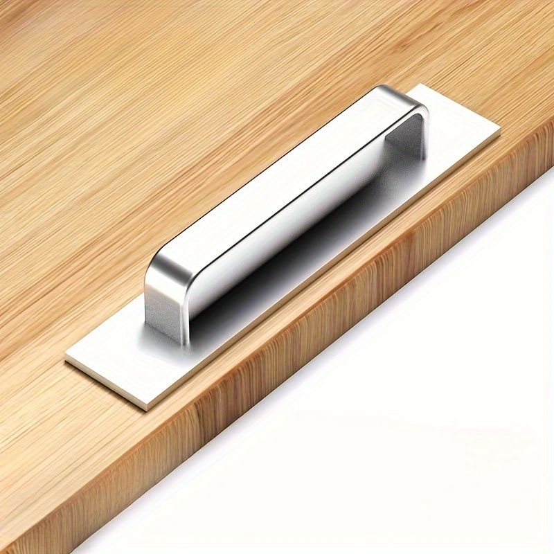 Adhesive Cabinet Handles Plus - No-drilling Handles For Cabinet Door Window Drawer & Refrigerator Microwave - Self-stick, Durable, And Versatile Handles With Design