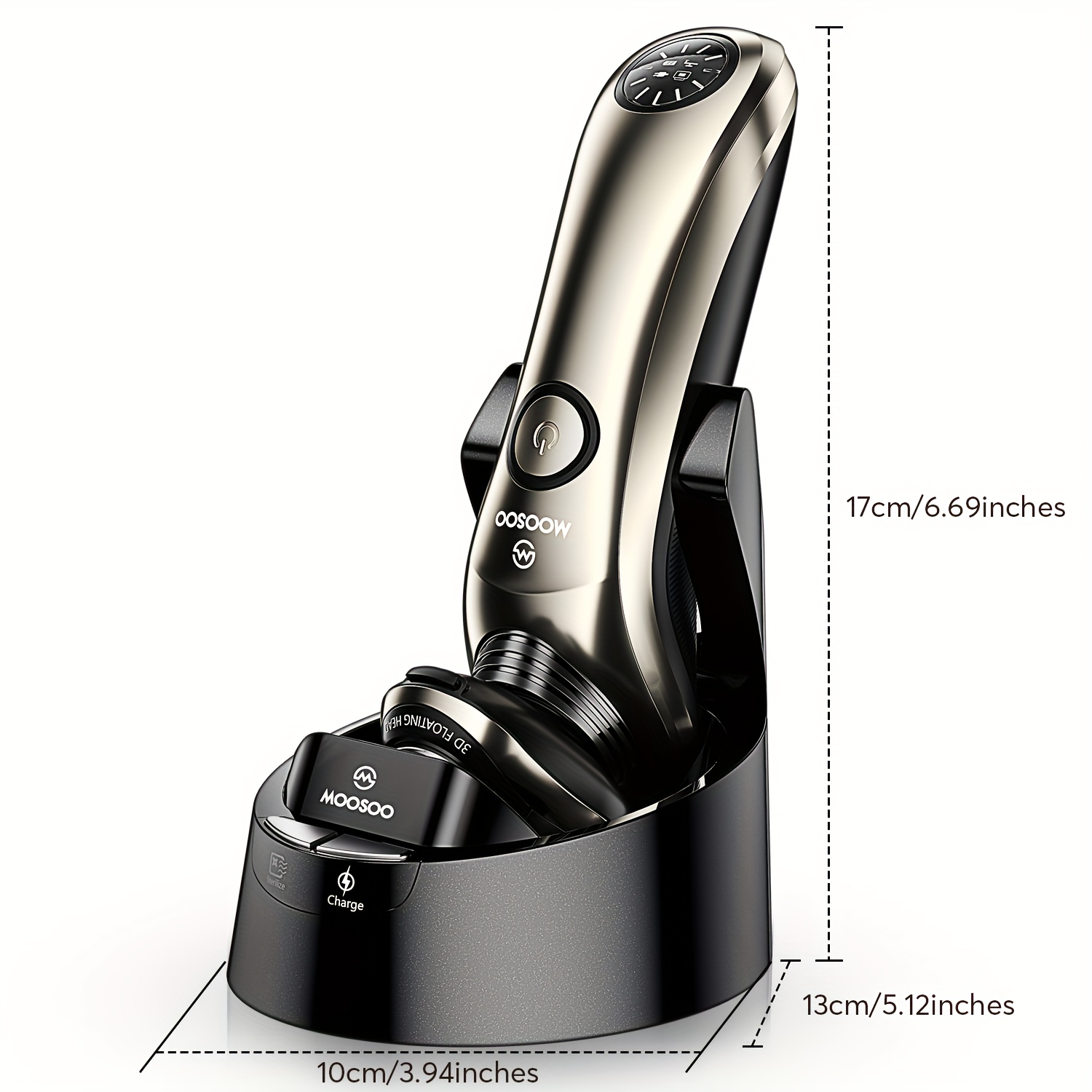 MOOSOO Geavanceerd elektrisch scheerapparaat voor heren