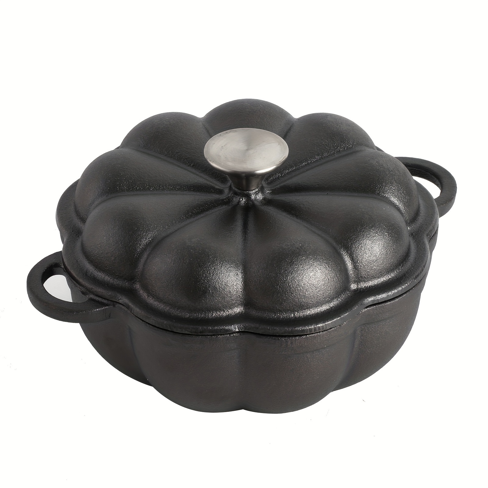 

Cast Iron Garlic Roaster, Heavy Duty Garlic Roaster With Lid, Pumpkin Shaped Garlic Baker Garlic Cooker For Oven, Grill, Stove, Bbq, Barbecue