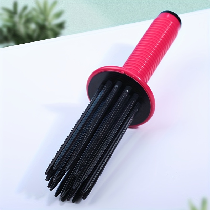 

Adjustable Round Hair Brush For Fluffy Styles - Versatile Air Volume Comb & Curler For All Hair Types