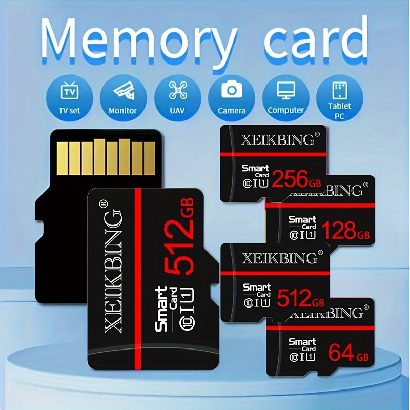 

512gb High-speed Card - Compatible With Smartphones, Tablets, Cameras, And Surveillance Devices