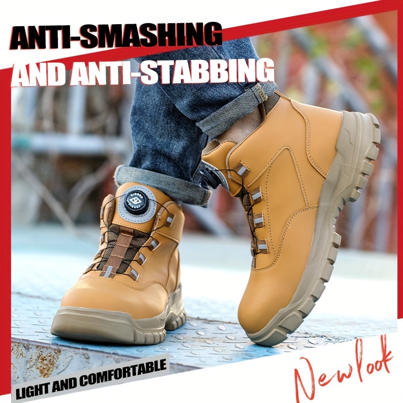 men's high shoes anti smash puncture - Temu Canada