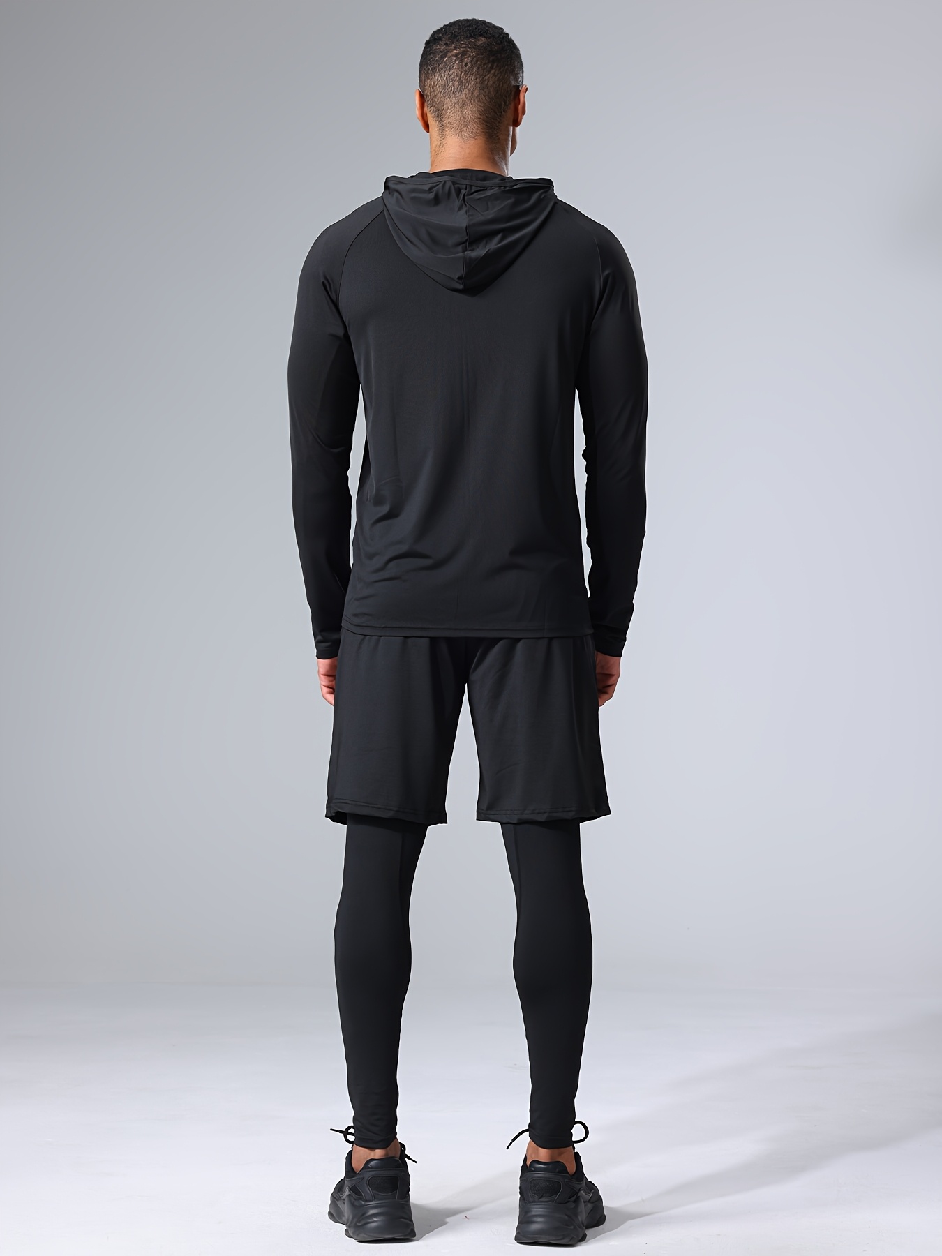 3pcs Men's Lightweight Quick-Dry Athletic Set
