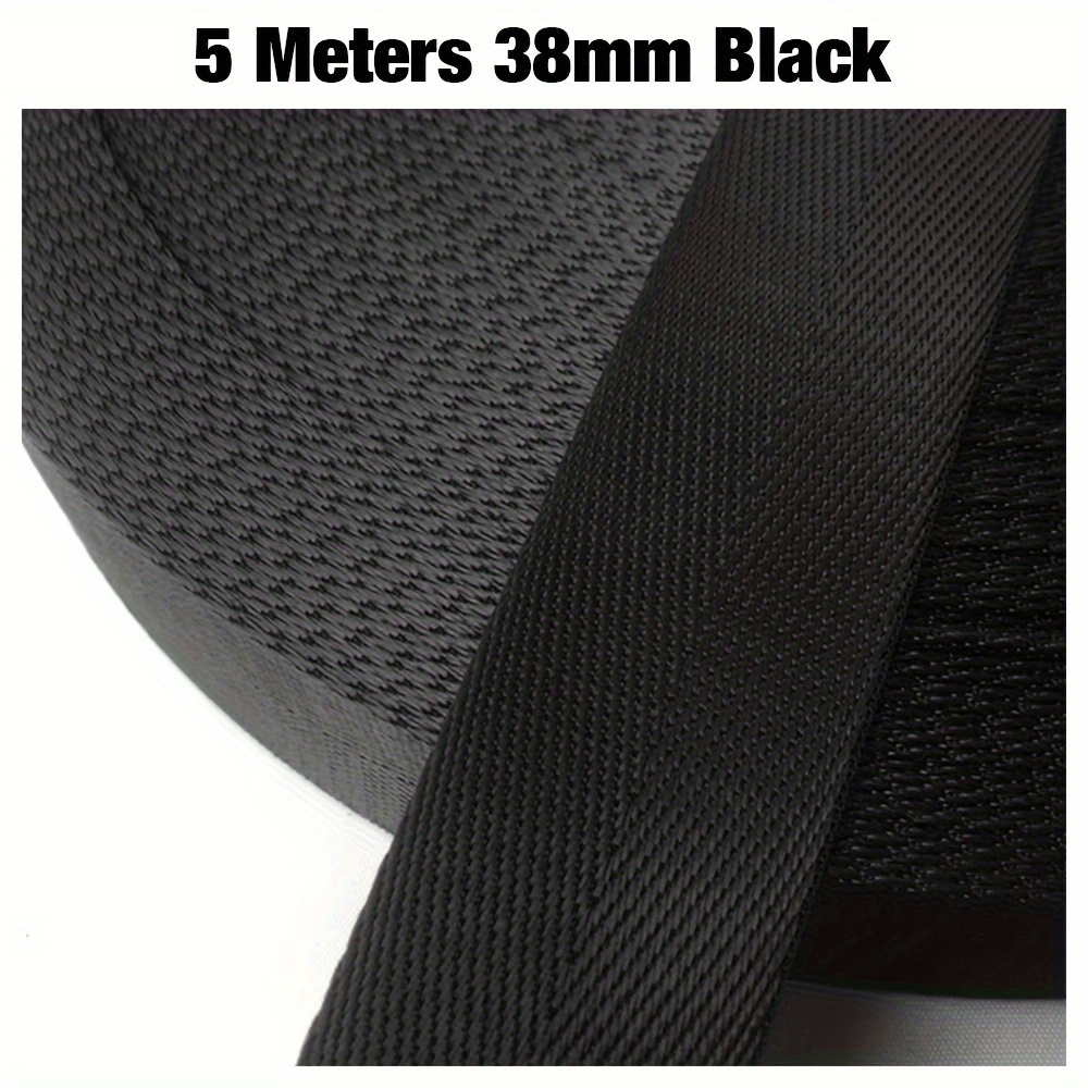 E-shop 5 Meter Riemen Nylon Webbing 20-38mm Heringsschweif Webbing Riemen Rucksack Schultergurt für Handtasche Kleidung Gürtel Zusätze