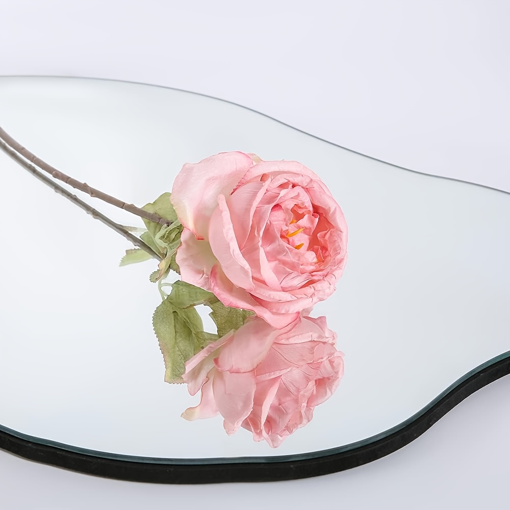 unique asymmetrical wall   frameless curvy   room bathroom entryway decor   accent with   hook irregular details 1