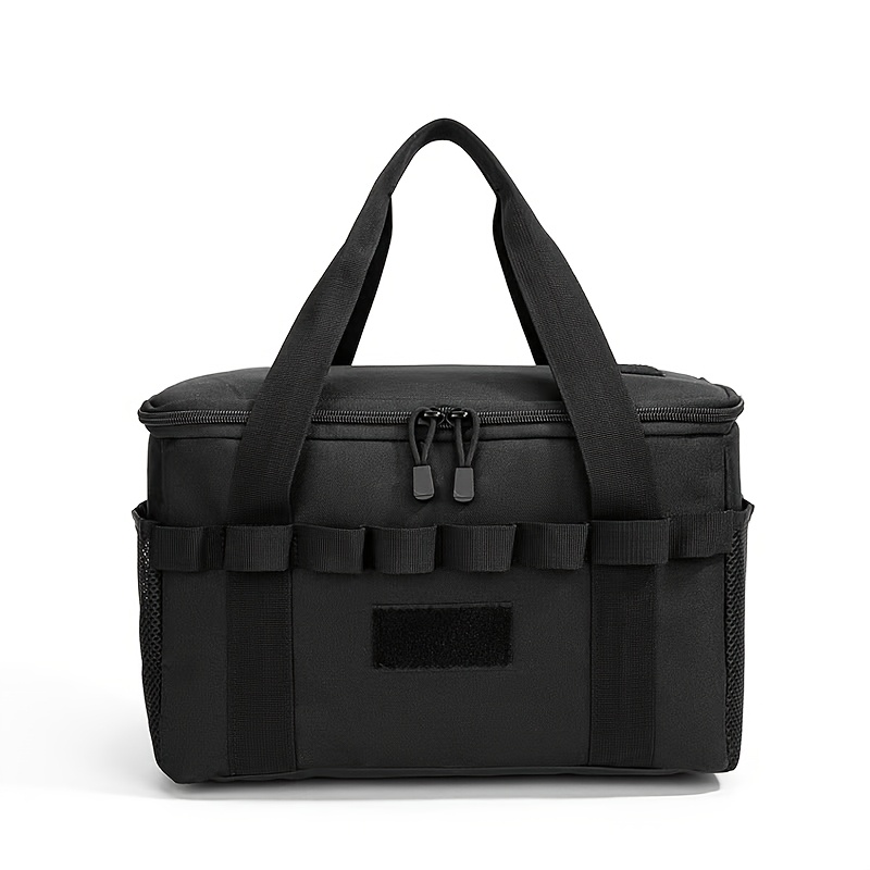 TEMU 16l Tactical Folding Storage Bag | Foldable Outdoor Storage Bag, Portable And Easy To Store | Camping Cookware Organizer Bag + Car Trunk Storage