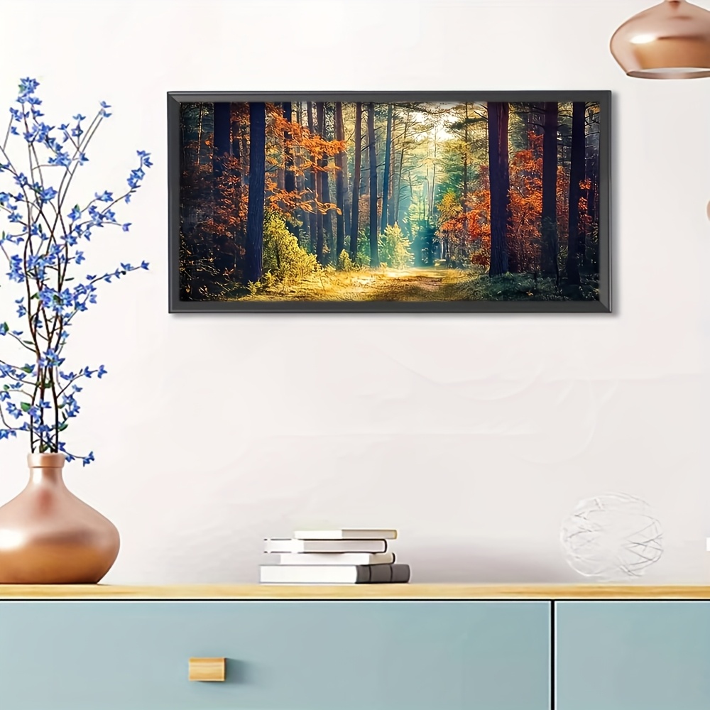 Creative Forest Landscape Cross Stitch Kit for DIY Art Needlework