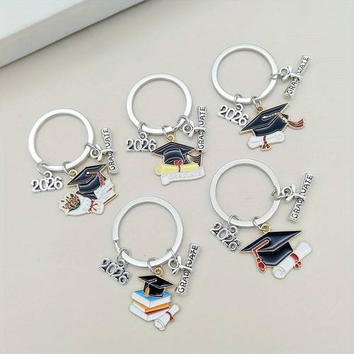 gift for her him set of 10 graduation keychains featuring a and gifts during graduation season ideal for decorating backpacks and suitable as party favors
