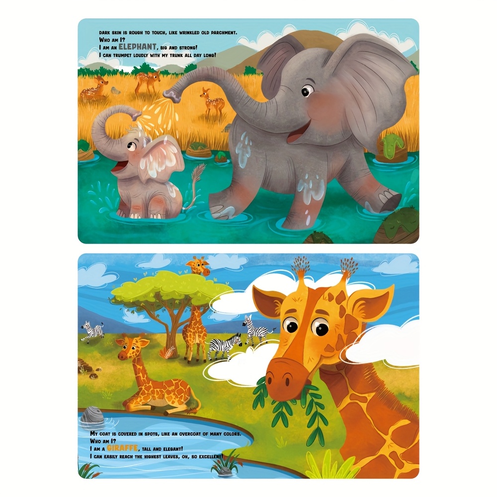 My First Touchy Wild Animals, Interactive Animal Touch Book for Youngsters and Youngsters - Early Learning Puzzle Storybook with Tigers, lions and monkeys Illustrations, Sensory Development, Ideal Gift for Youngsters's Parties and Showers