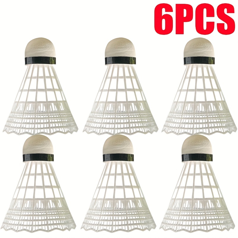 E-shop 6 Stück Badminton-Schläger, geeignet für Innen- und Außenbereich, ideal zum Üben für Anfänger, für Sportaktivitäten im Freien und drinnen